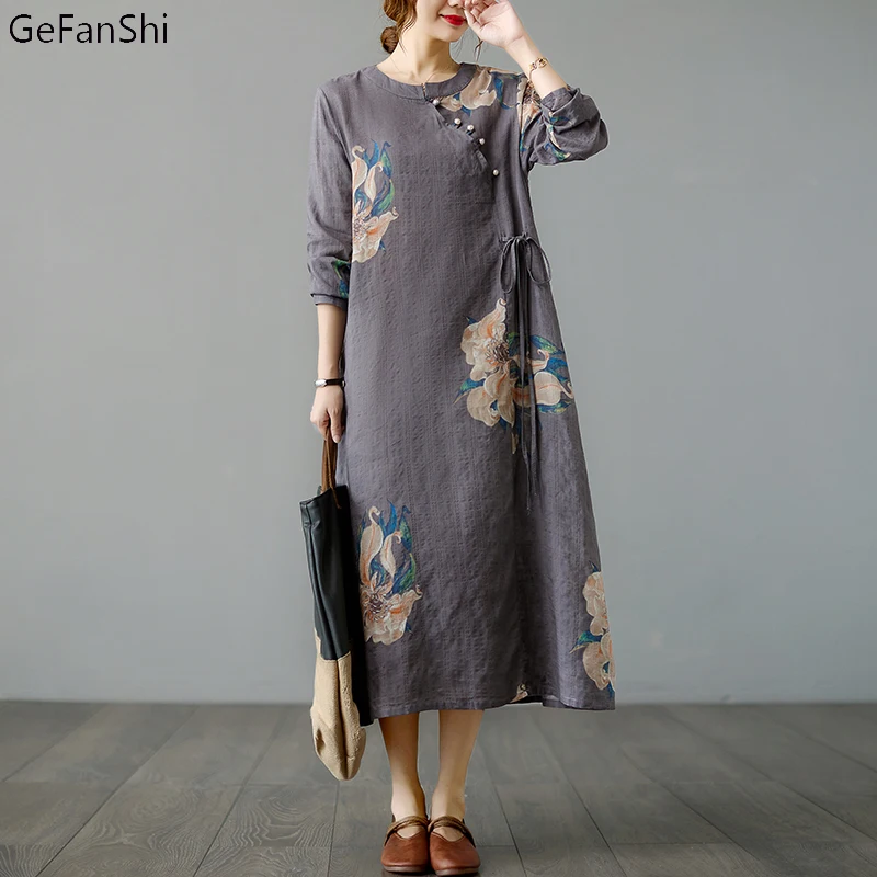 2022 New Spring Fashion Print Women Dress Cotton Linen Loose Ladies Casual Dress Vestidos Elegant Dresses For Women's
2022 New Spring Fashion Print Women Dress Cotton Linen Loose Ladies Casual Dress Vestidos Elegant Dresses For Women's