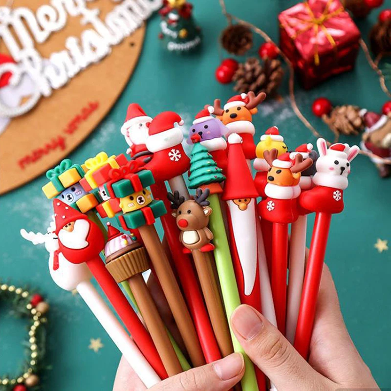 20Pcs/Lot Kawaii Christmas Gel Pen Cute Christmas Tree Reindeer Santa Gift Box 0.5mm Black Neutral Pens School Office Stationary
20Pcs/Lot Kawaii Christmas Gel Pen Cute Christmas Tree Reindeer Santa Gift Box 0.5mm Black Neutral Pens School Office Stationary