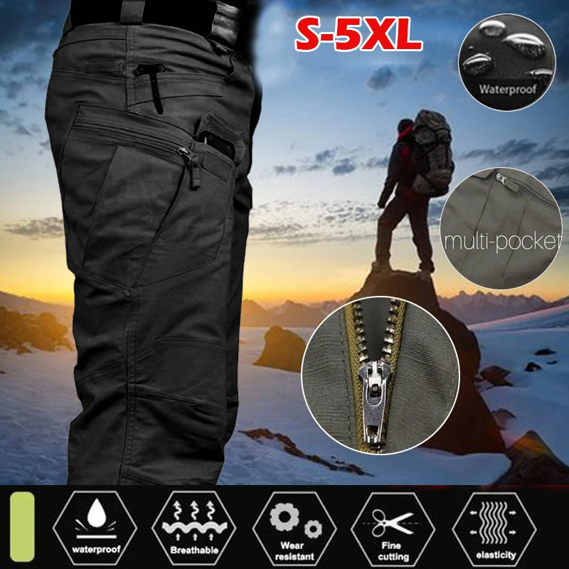 Men's Spring Cargo Pants For Men Tactical Multi Pocket Elastic Waist Military Trousers Male Casual Pants Autumn Slim Fit 5XL
Men's Spring Cargo Pants For Men Tactical Multi Pocket Elastic Waist Military Trousers Male Casual Pants Autumn Slim Fit 5XL