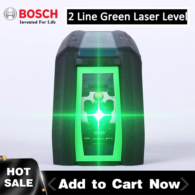 Лазерный уровень Bosch нивелир высокой точности с зеленсветильник светом