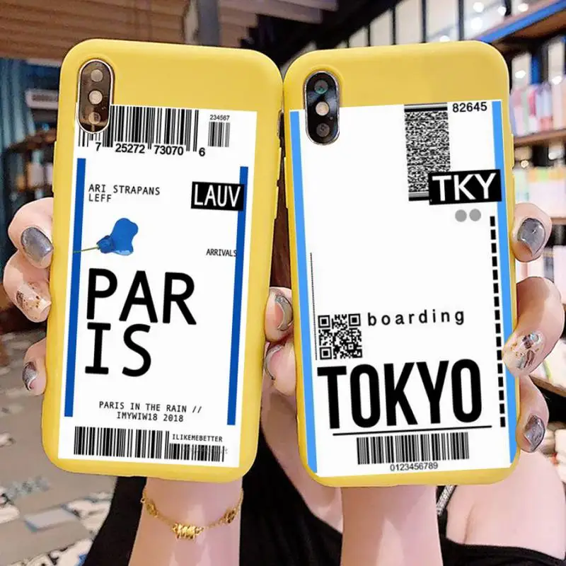 Dubai Singapore World City travel ticket label Phone for iphone 13 11 Pro Max X XS Max XR Color Cover for iphone7 8 6 6S Plus
Dubai Singapore World City travel ticket label Phone for iphone 13 11 Pro Max X XS Max XR Color Cover for iphone7 8 6 6S Plus