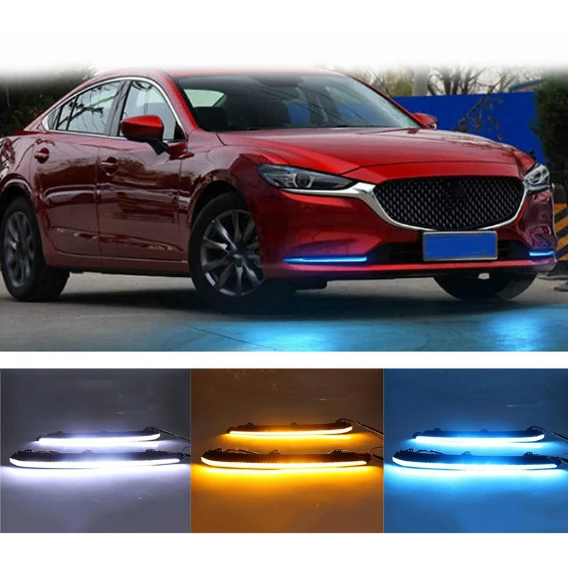 LED DRL Day Light Daytime Running Light Fog Lamp with Dynamic Sequential Turn Signal for Mazda 6 Atenza 2019 2020
LED DRL Day Light Daytime Running Light Fog Lamp with Dynamic Sequential Turn Signal for Mazda 6 Atenza 2019 2020
