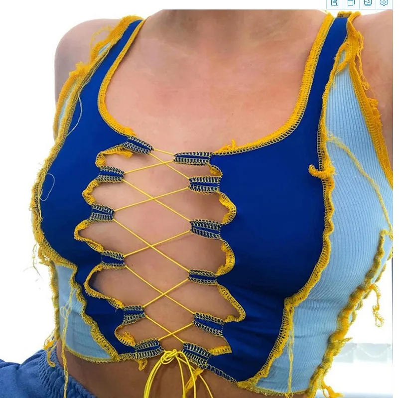 Woman halter v-neck hollow out sexy camisole street backless knitting sleeveless croptop vogue slim club party female tank top
Woman halter v-neck hollow out sexy camisole street backless knitting sleeveless croptop vogue slim club party female tank top