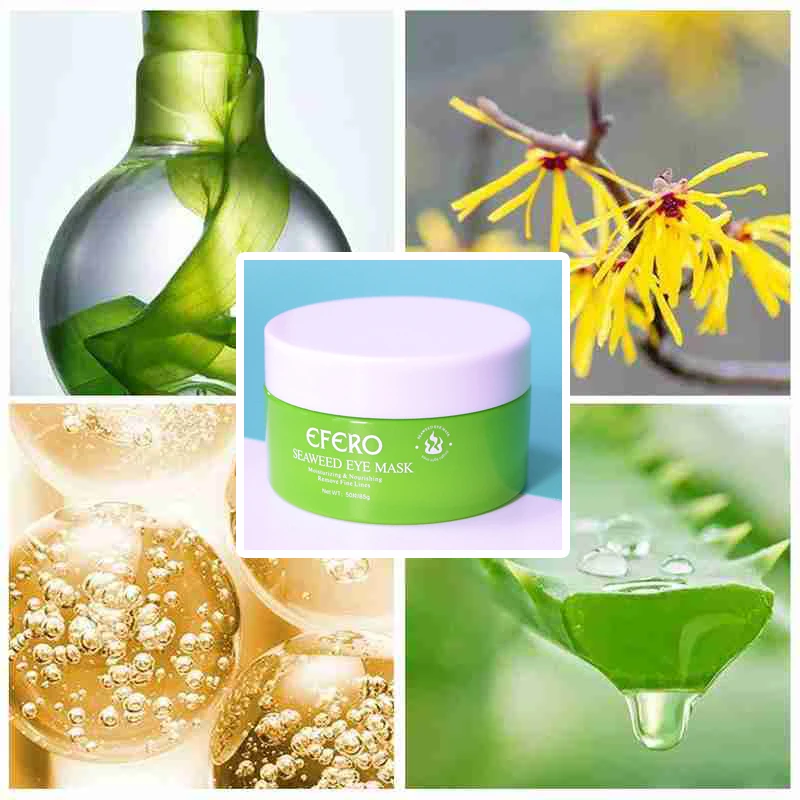 EFERO 50Pcs/Bottle Seaweed Eye Mask Face Mask Moisturizing Eye Patches Anti Wrinkle Dark Circles Remover Mask Under Eyes Pad
EFERO 50Pcs/Bottle Seaweed Eye Mask Face Mask Moisturizing Eye Patches Anti Wrinkle Dark Circles Remover Mask Under Eyes Pad