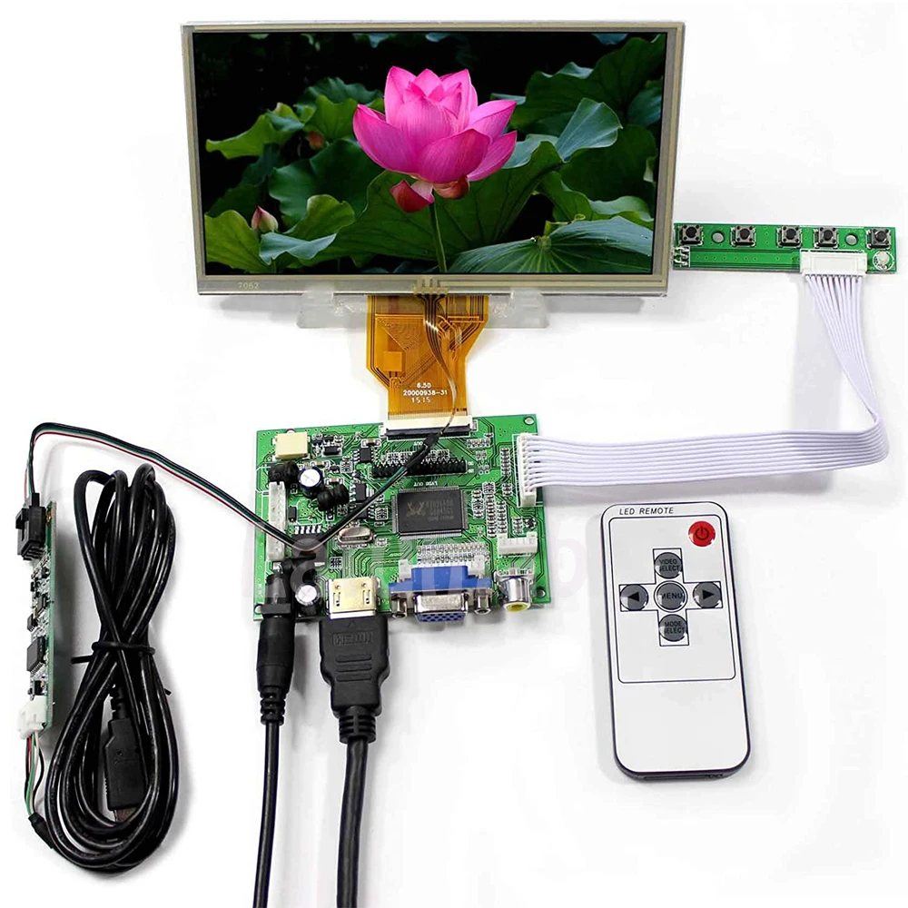 ЖК-дисплей Latumab 6,5 "AT065TN14 800X480, с 4-проводным HDMI + 2AV + VGA резистивной сенсорной панелью и платой ЖК-контроллера HDMI VGA 2AV
ЖК-дисплей Latumab 6,5 "AT065TN14 800X480, с 4-проводным HDMI + 2AV + VGA резистивной сенсорной панелью и платой ЖК-контроллера HDMI VGA 2AV