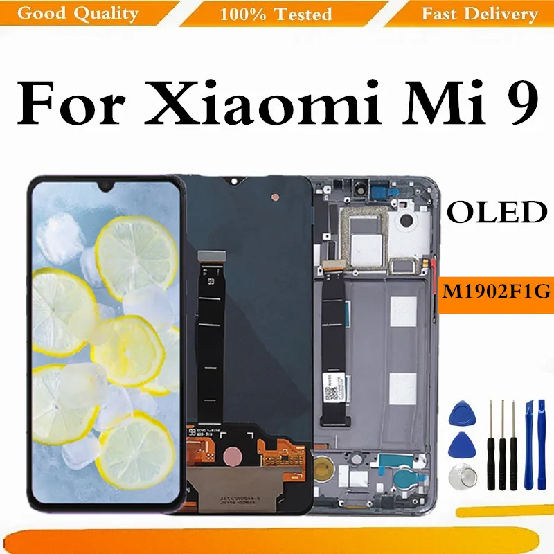 OLED LCD For Xiaomi 9 Mi9 LCD Display Touch Screen Digitizer Assembly For Xiaomi Mi9 Mi 9 Screen Display Replacement
OLED LCD For Xiaomi 9 Mi9 LCD Display Touch Screen Digitizer Assembly For Xiaomi Mi9 Mi 9 Screen Display Replacement