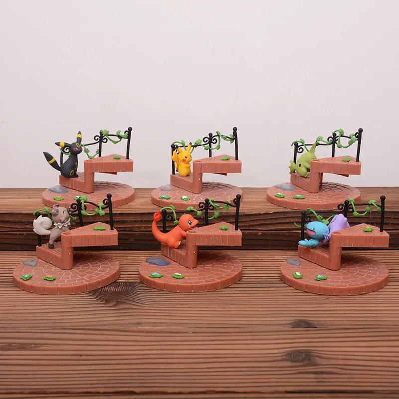 Pokemon 6 Spiral Stairs Little Fire Dragon Pikachu Ibu Q Version Model Figure Hand-made Decoration Christmas Gift
Pokemon 6 Spiral Stairs Little Fire Dragon Pikachu Ibu Q Version Model Figure Hand-made Decoration Christmas Gift