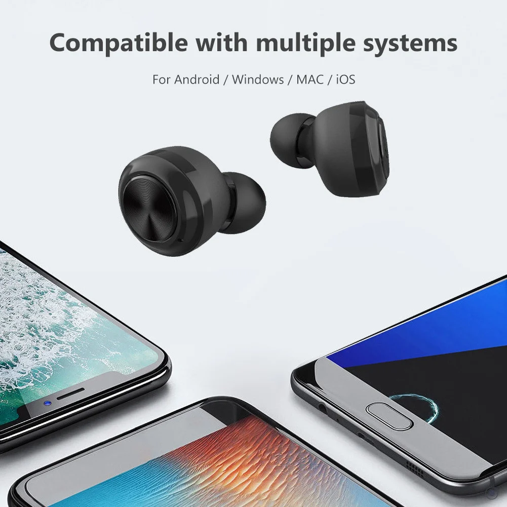 Наушники-вкладыши A6 TWS Mini беспроводные Bluetooth 5 0 Hi-Fi с цифровым зарядным