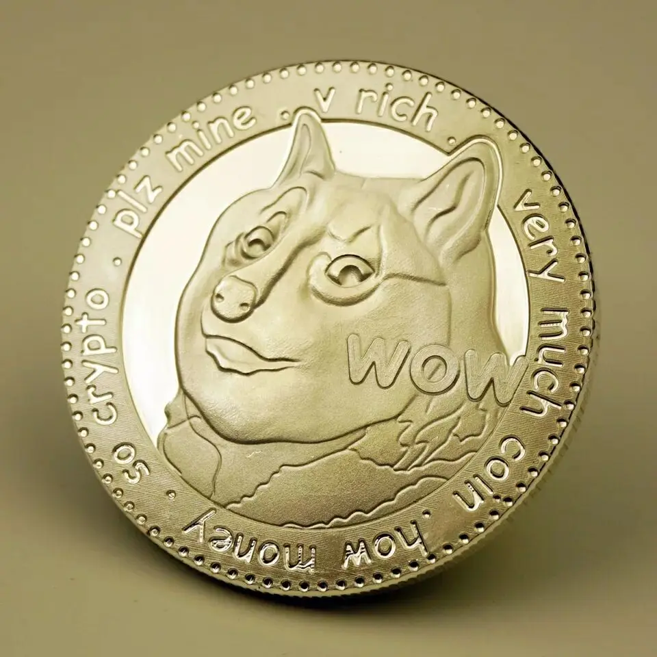 50PCS/box Beautiful WOW Gold Plated Dogecoin Commemorative Coins Cute Dog Pattern Dog Souvenir Collection Gifts
50PCS/box Beautiful WOW Gold Plated Dogecoin Commemorative Coins Cute Dog Pattern Dog Souvenir Collection Gifts