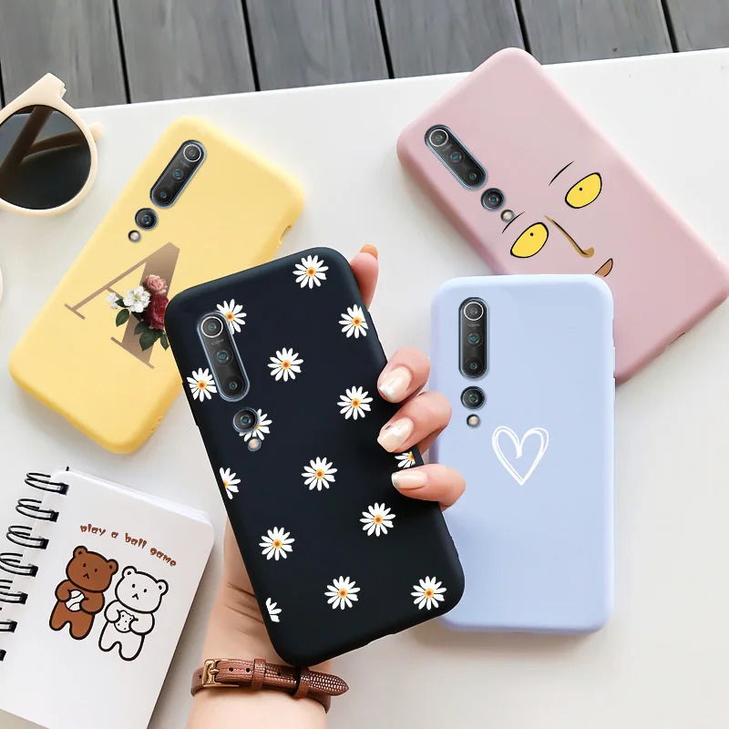 Silicone Phone Soft Cover For Xiaomi MI 10 Case Cartoon Heart Flower Pattern Shockproof Matte Protection Shell
Silicone Phone Soft Cover For Xiaomi MI 10 Case Cartoon Heart Flower Pattern Shockproof Matte Protection Shell
