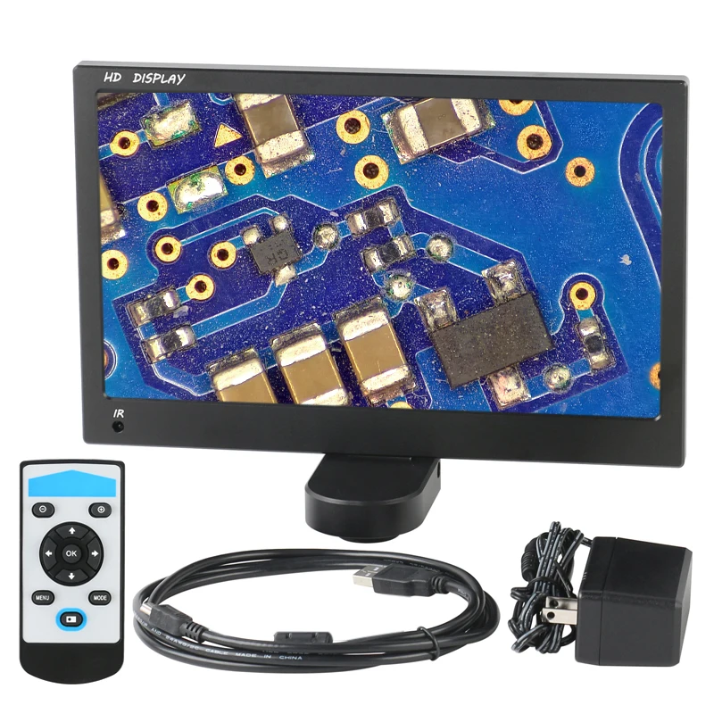 30MP 1080P HDMI Industrial Video Microscope Camera Integrated 11.6" LCD Monitor For Biological Microscope Stereo Microscope
30MP 1080P HDMI Industrial Video Microscope Camera Integrated 11.6" LCD Monitor For Biological Microscope Stereo Microscope