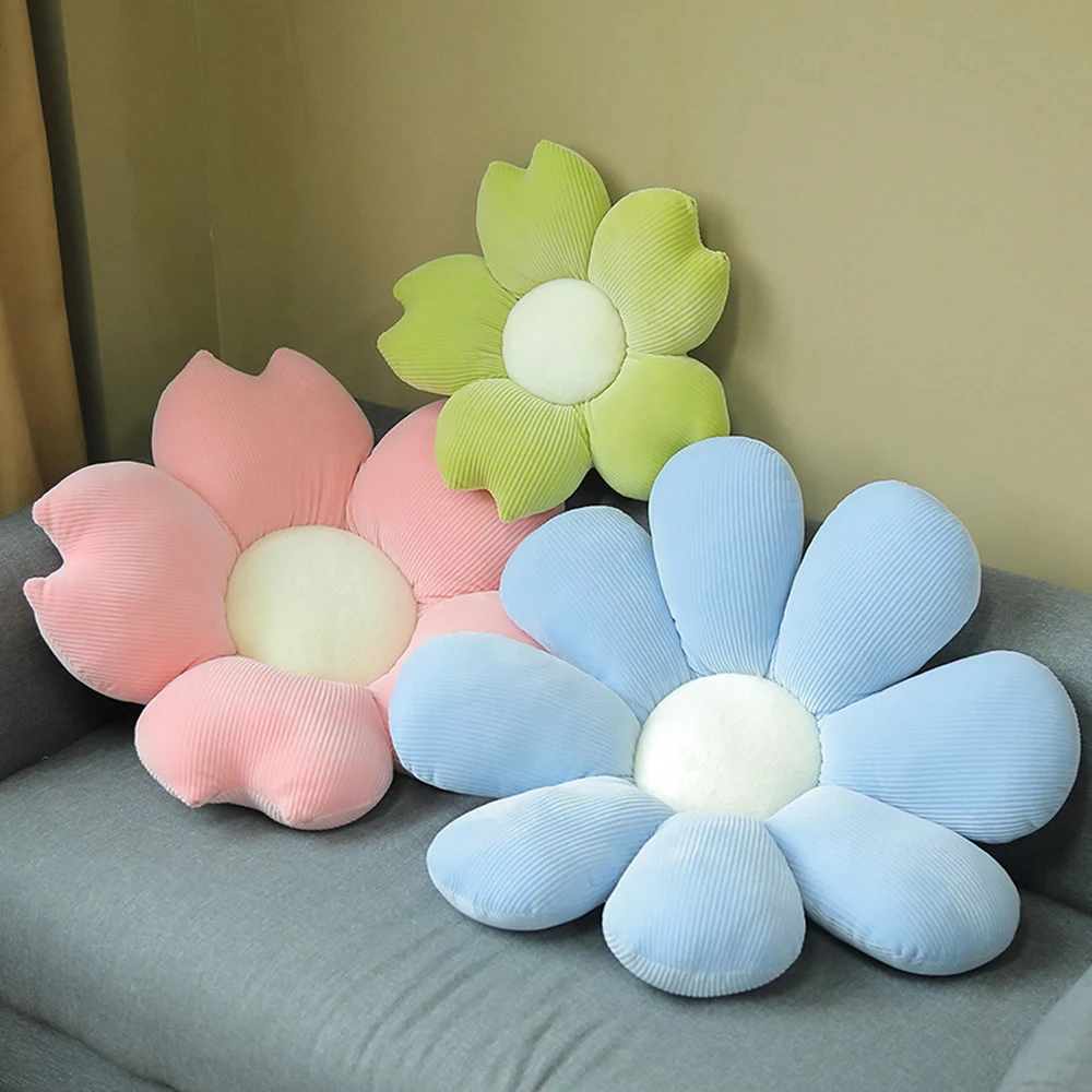 Colorful Daisy Sakura Plush Plant Pillow Sunflower Seat Cushion Down Cotton Filled Yellow Pink Beige Chair Flower Pillow
Colorful Daisy Sakura Plush Plant Pillow Sunflower Seat Cushion Down Cotton Filled Yellow Pink Beige Chair Flower Pillow
