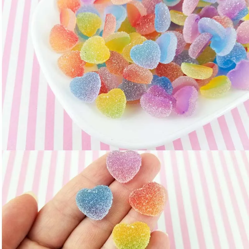 6 Colors 50pcs 8X8 Soft Nail Art Sugared Heart Assorted Soft Resin Sugared Ombre Heart Cabs, Valentines day cabs, Cabochons, GFG
6 Colors 50pcs 8X8 Soft Nail Art Sugared Heart Assorted Soft Resin Sugared Ombre Heart Cabs, Valentines day cabs, Cabochons, GFG