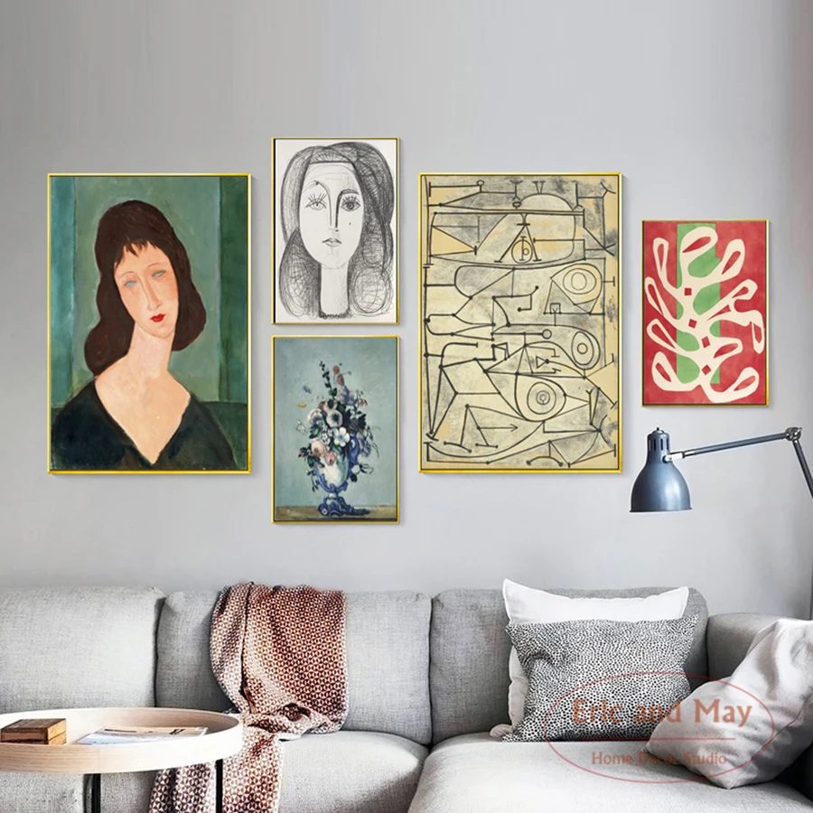 Модульный холст художественные картины Nordic Classic Amedeo Modigliani Picasso абстрактный постер настенные принты Живопись Домашний Декор Гостиная
Модульный холст художественные картины Nordic Classic Amedeo Modigliani Picasso абстрактный постер настенные принты Живопись Домашний Декор Гостиная
