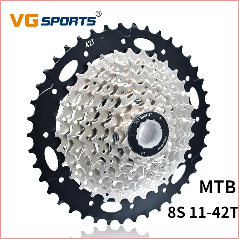 

VG Спортивная 8 скоростей 11-42T MTB кассета для горного велосипеда свободное колесо K7 8v кассета для Shimano/SRAM запасные части велосипедная звездочк...