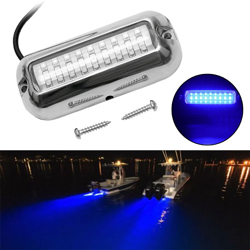 Blue Boat Transom Light 543693 DC12V 3.5W 74 LM 27LED Underwater Ship Lamp
Blue Boat Transom Light 543693 DC12V 3.5W 74 LM 27LED Underwater Ship Lamp