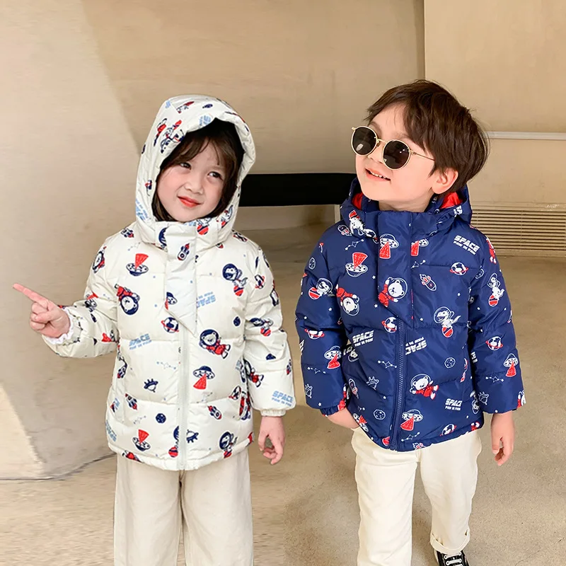 Children's Autumn Winter Korean Style The Space Bear Down Jacket Boys and Girls Thick Down Jacket for Kids Outerwear 
Children's Autumn Winter Korean Style The Space Bear Down Jacket Boys and Girls Thick Down Jacket for Kids Outerwear