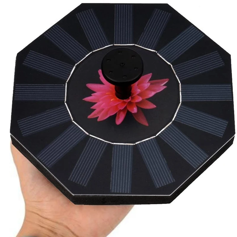 Fashion-Solar Fountain Pump, New Outdoor Solar Powered Bird Bath Water Fountain Pump for Pool Garden Aquarium 
Fashion-Solar Fountain Pump, New Outdoor Solar Powered Bird Bath Water Fountain Pump for Pool Garden Aquarium