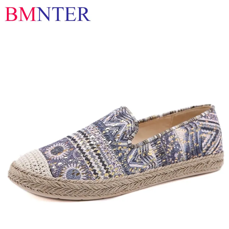 BMNTER Big Size 41 Espadrilles Shoes Flat Ladies Fashion Comfortable Women Casual 2021 Spring Summer Hemp Zapatillas Mujer Sapat
BMNTER Big Size 41 Espadrilles Shoes Flat Ladies Fashion Comfortable Women Casual 2021 Spring Summer Hemp Zapatillas Mujer Sapat