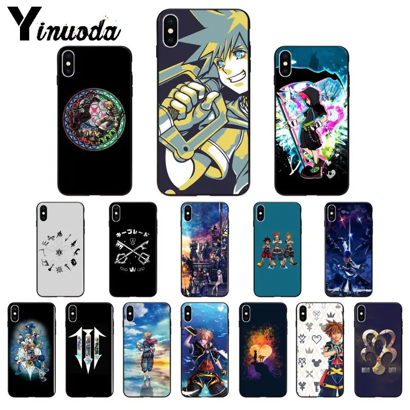 Чехол Yinuoda Kingdom Hearts для Apple iPhone 8 7 6 6S Plus X XS MAX 5 5S SE XR|Бамперы| |