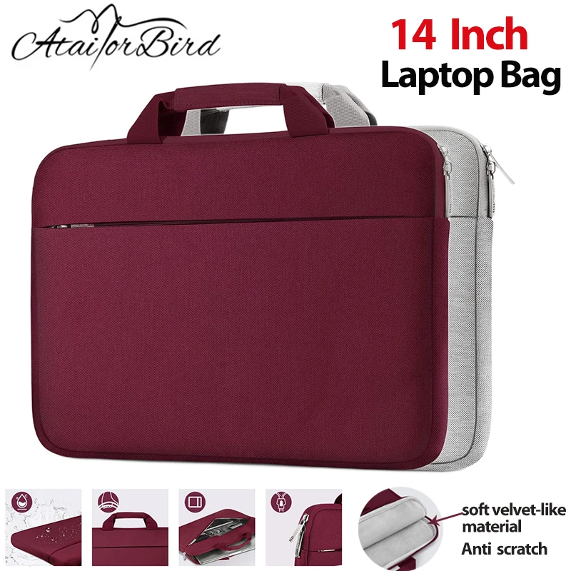 AtailorBird 14 Inch Laptop Sleeve Waterproof Portable Handle Lightweight Stylish Durable Big Storage Notebook Computer Bag
AtailorBird 14 Inch Laptop Sleeve Waterproof Portable Handle Lightweight Stylish Durable Big Storage Notebook Computer Bag
