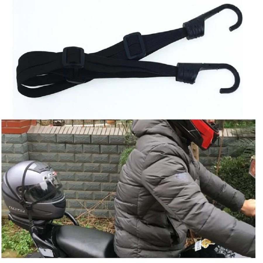 2 Hooks 4 Elastic Ropes Fixed Motorcycle Helmet Strength Retractable Helmet Luggage Elastic Rope Belt Motorcycle Supplies
2 Hooks 4 Elastic Ropes Fixed Motorcycle Helmet Strength Retractable Helmet Luggage Elastic Rope Belt Motorcycle Supplies