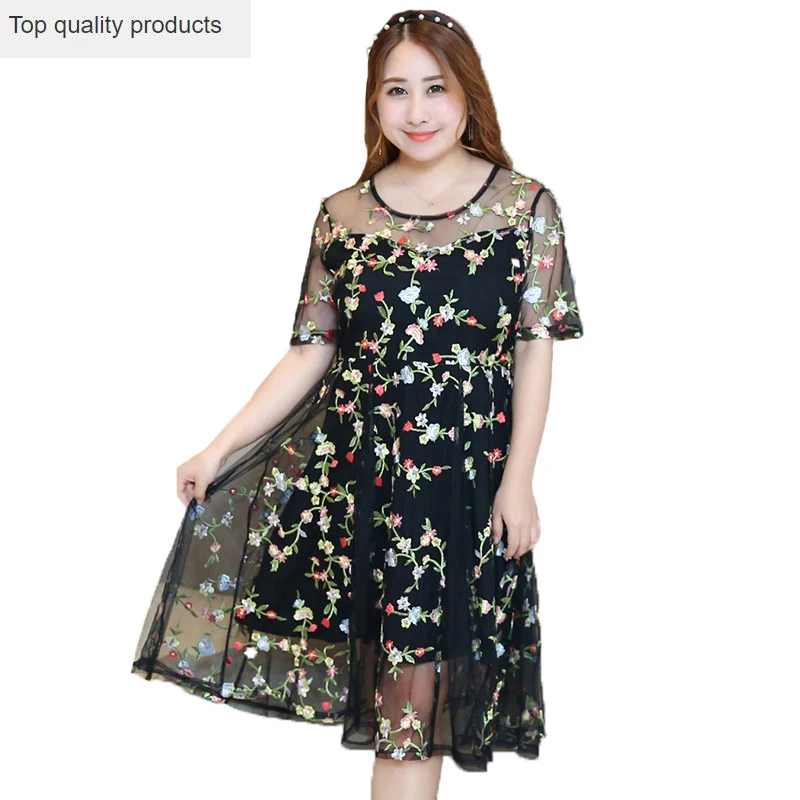 Женское летнее платье с вышивкой, женское элегантное платье с круглым вырезом, YR109, 2020 
Женское летнее платье с вышивкой, женское элегантное платье с круглым вырезом, YR109, 2020