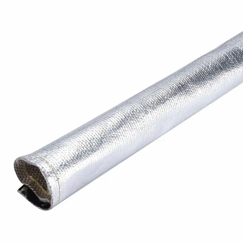 Metallic Heat Shield Sleeve Insulated Wire Hose Cover Wrap Loom Tube 60X10.6cm Car Accessories Ignition Systems
Metallic Heat Shield Sleeve Insulated Wire Hose Cover Wrap Loom Tube 60X10.6cm Car Accessories Ignition Systems