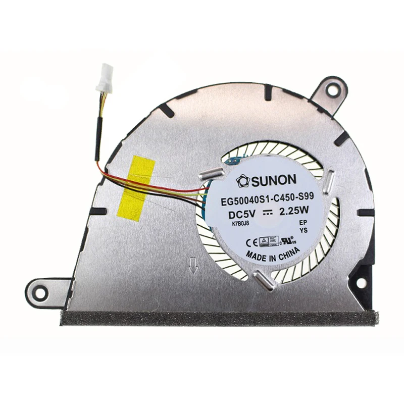 New and Original Genuine sunon cooler fan for Lenovo Yoga 2 13 EG50040S1-C450-S99 DC 5V 2.25W cooling fan
New and Original Genuine sunon cooler fan for Lenovo Yoga 2 13 EG50040S1-C450-S99 DC 5V 2.25W cooling fan