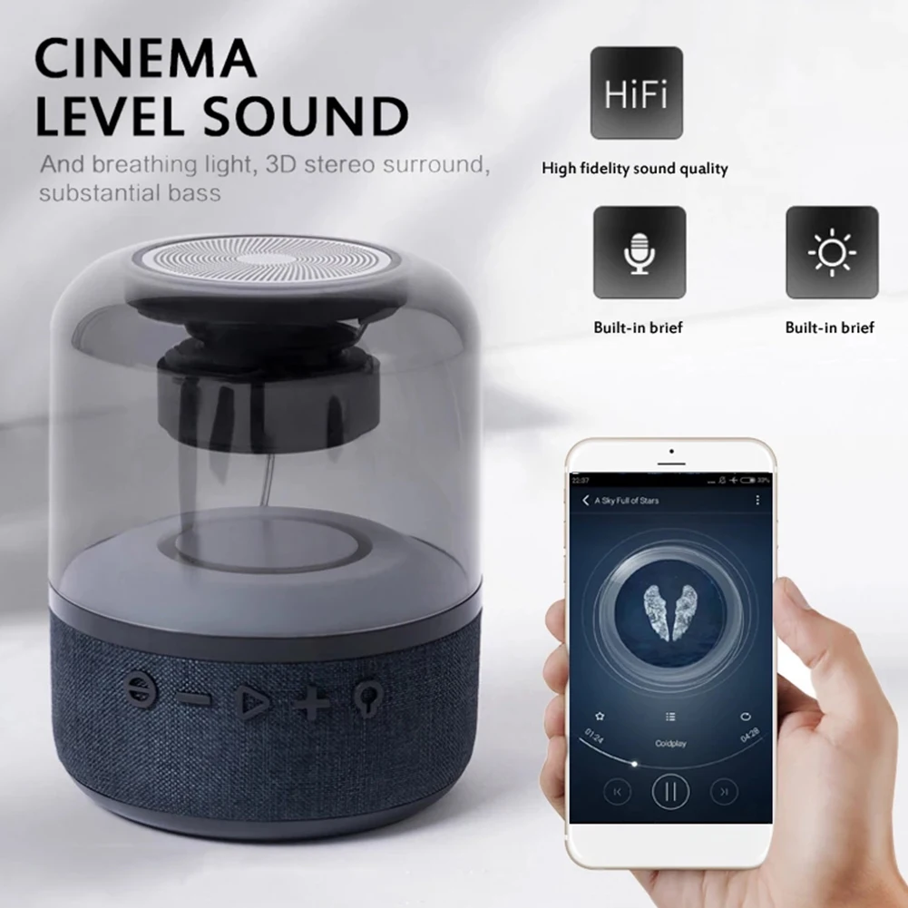 20 Вт Bluetooth-совместимая Колонка Sunstanial Bass музыкальный умный настольный музыкальный плеер светодиодный портативный RGB-динамик с изменением цв...
20 Вт Bluetooth-совместимая Колонка Sunstanial Bass музыкальный умный настольный музыкальный плеер светодиодный портативный RGB-динамик с изменением цв...