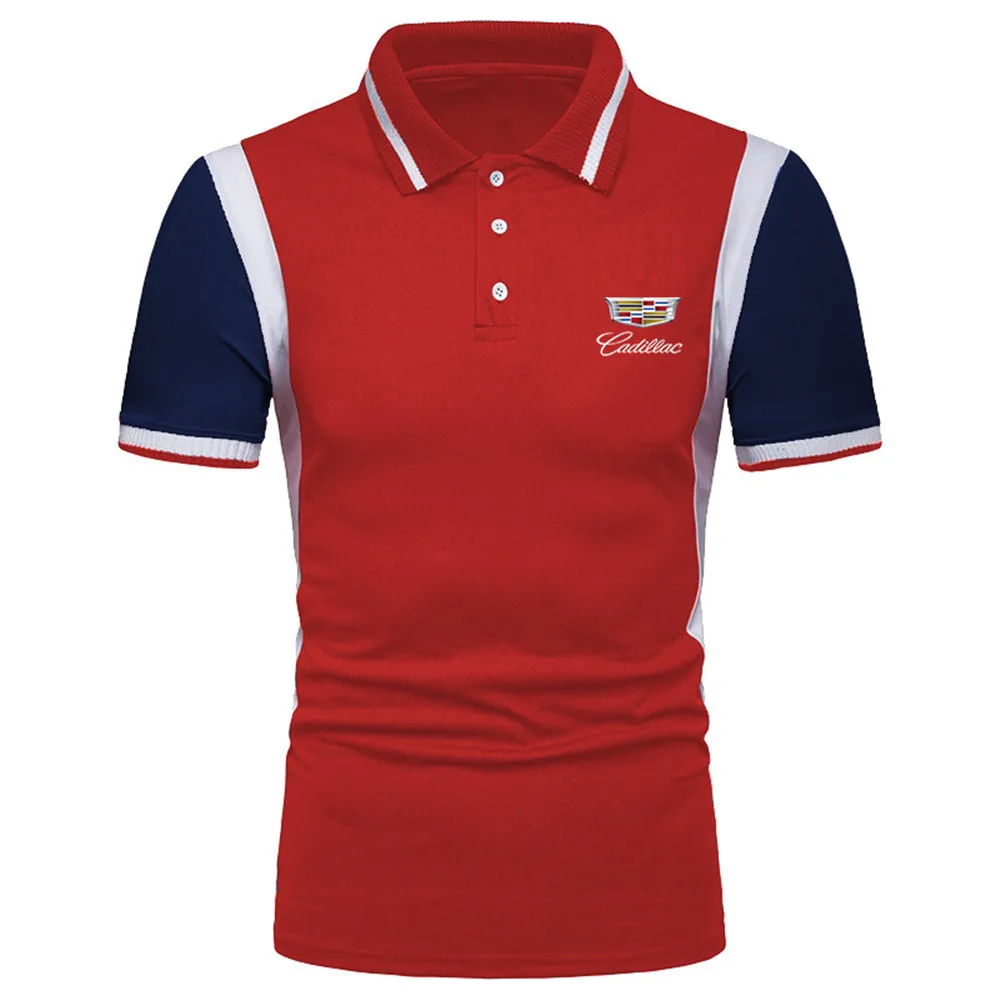 Men's summer Cadillac lapel POLO shirt letter printing short-sleeved T-shirt business casual T-shirt male AC16
Men's summer Cadillac lapel POLO shirt letter printing short-sleeved T-shirt business casual T-shirt male AC16