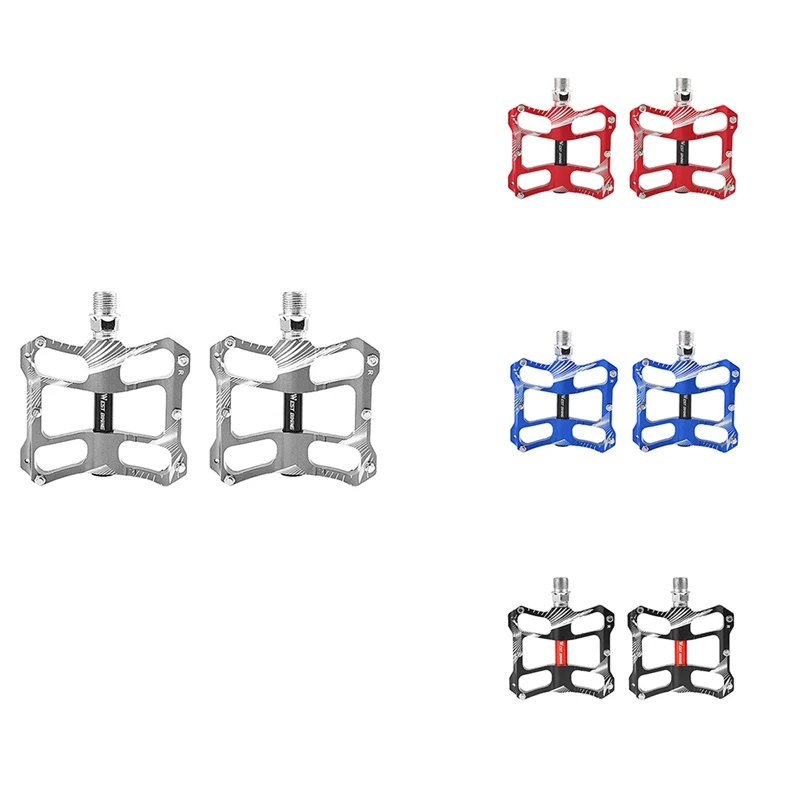 WEST BIKING 3 Bearings Mountain Bike Pedals Platform Bicycle Flat Pedals 9/16inch Pedals Non-Slip Aluminum Flat Pedals
WEST BIKING 3 Bearings Mountain Bike Pedals Platform Bicycle Flat Pedals 9/16inch Pedals Non-Slip Aluminum Flat Pedals