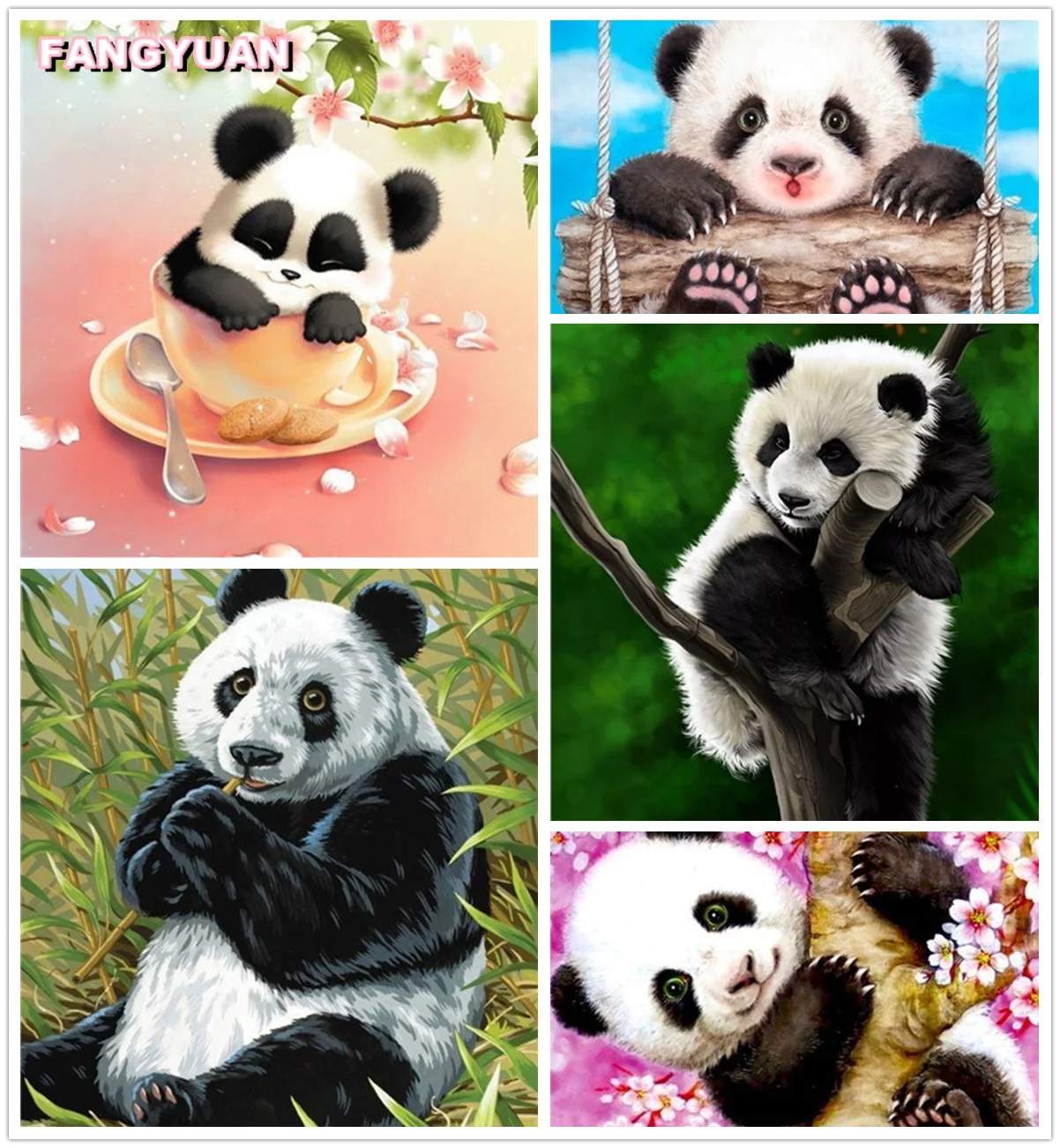 Cute Animal 5D Diy Diamond Mosaic Painting By Numbers Panda Diamond Embroidery Art Cross Stitch Kits Home Decoration Accessories
Cute Animal 5D Diy Diamond Mosaic Painting By Numbers Panda Diamond Embroidery Art Cross Stitch Kits Home Decoration Accessories