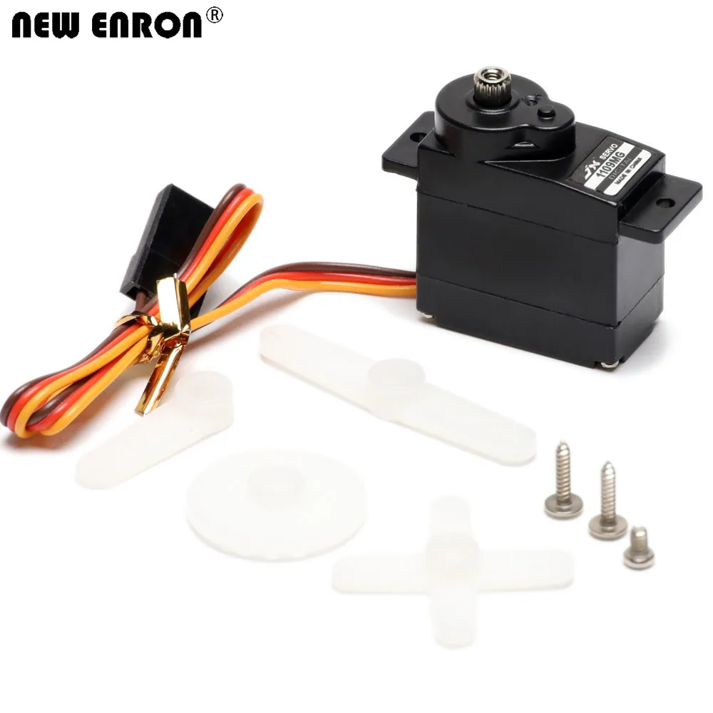 Новый ENRON 2,5 кг Металлический Мини-крутящий момент цифровой сервопривод 9g для гусеничного автомобиля Traxxas trx4 SCX10 AXI03007 радиоуправляемая модел...
Новый ENRON 2,5 кг Металлический Мини-крутящий момент цифровой сервопривод 9g для гусеничного автомобиля Traxxas trx4 SCX10 AXI03007 радиоуправляемая модел...