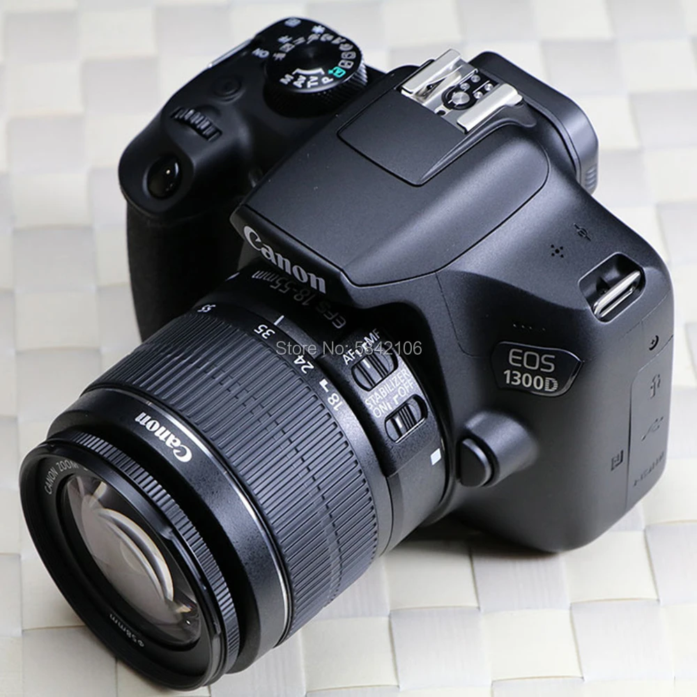 Canon EF S 18 55 мм F/3 5 6 IS II объектив камеры и EOS 1300D DSLR камера|Системные беззеркальные