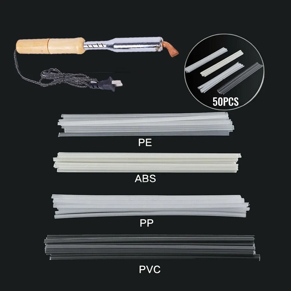 10-3/4" Multipurpose Soldering Iron Welder With 50Pcs Plastic Welding Rods TPO/TEO/PP Welding Sticks Repair Welding Supplies
10-3/4" Multipurpose Soldering Iron Welder With 50Pcs Plastic Welding Rods TPO/TEO/PP Welding Sticks Repair Welding Supplies