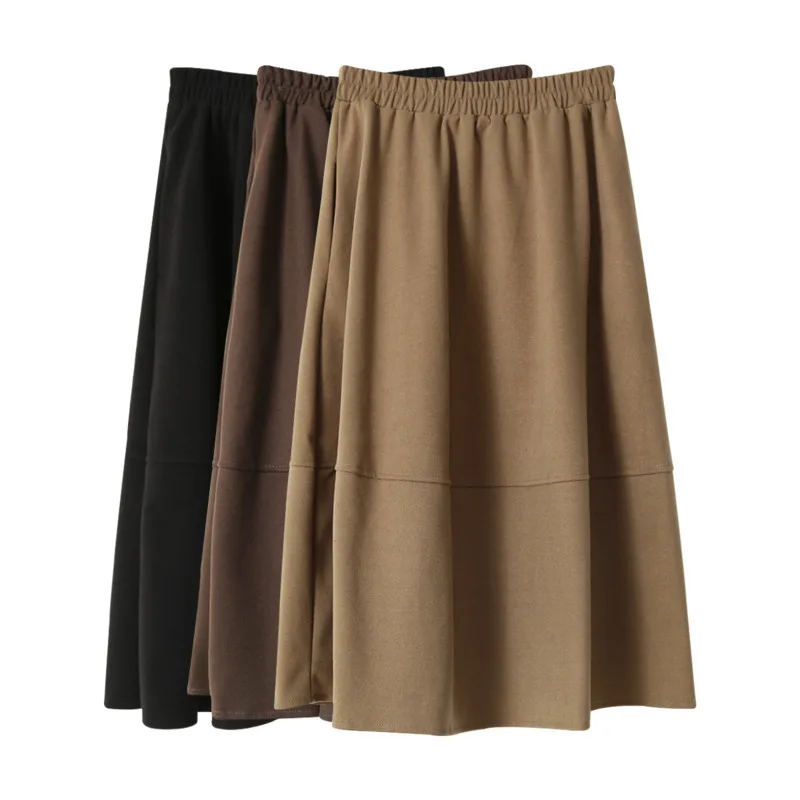 Mozision Chic Autumn Winter Wool Skirt For Women Solid A-line High Waist Skirts Female Vintage Loose Warm Elegant Skirt
Mozision Chic Autumn Winter Wool Skirt For Women Solid A-line High Waist Skirts Female Vintage Loose Warm Elegant Skirt