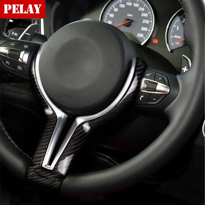 Для BMW M Series F80 F82 F10 F06 F12 F13 F15 F16 & sport F20 F22 F30 F31 F32 F33 F36 отделка рулевого колеса|Рулевые