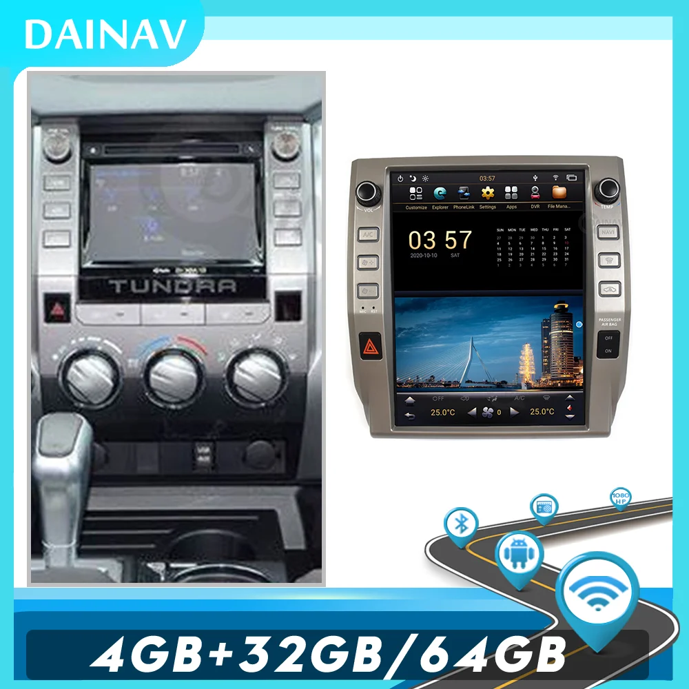 Android Car Radio HD Autoradio Multimedia Player For-TOYOTA Tundra 2014-2019 Car Radio GPS Navigation
Android Car Radio HD Autoradio Multimedia Player For-TOYOTA Tundra 2014-2019 Car Radio GPS Navigation