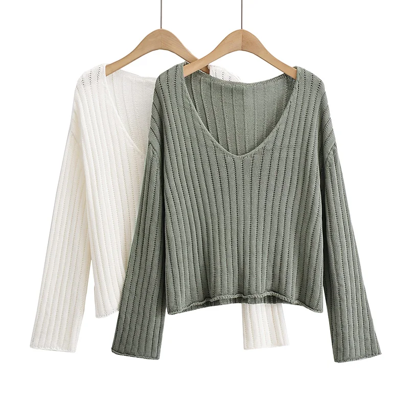 Xitimeao New Women Spring Autumn Long Sleeve Ladies Sweater Stitching V Neck Cardigans Loose Soft Handfeel Knit Chic Tops
Xitimeao New Women Spring Autumn Long Sleeve Ladies Sweater Stitching V Neck Cardigans Loose Soft Handfeel Knit Chic Tops