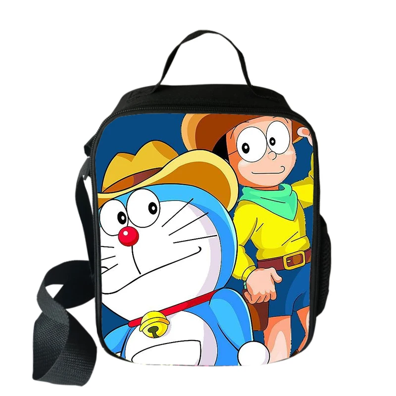 Сумка-холодильник Doraemon для обеда Мультяшные сумки термической еды девочек