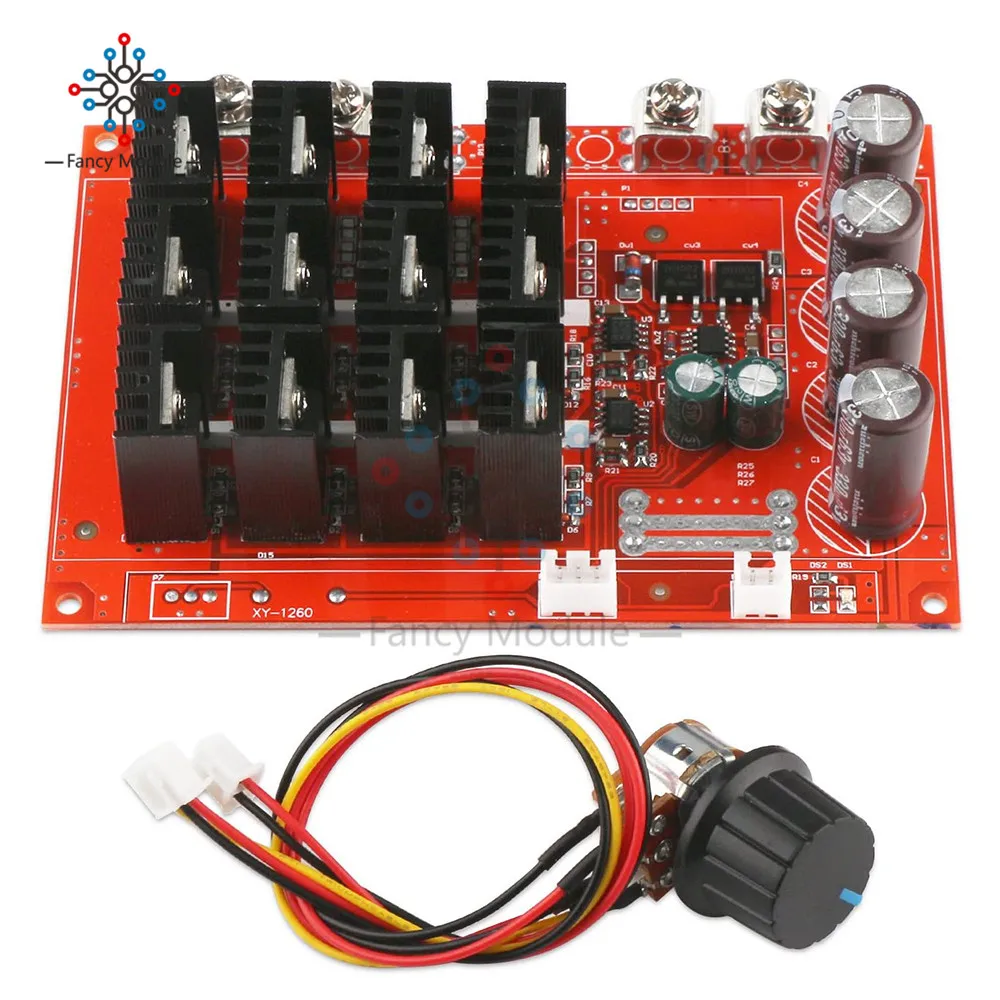 DC 10 50V 60A контроллер скорости двигателя ШИМ HHO переключатель RC расширитель 12 V 24 48
