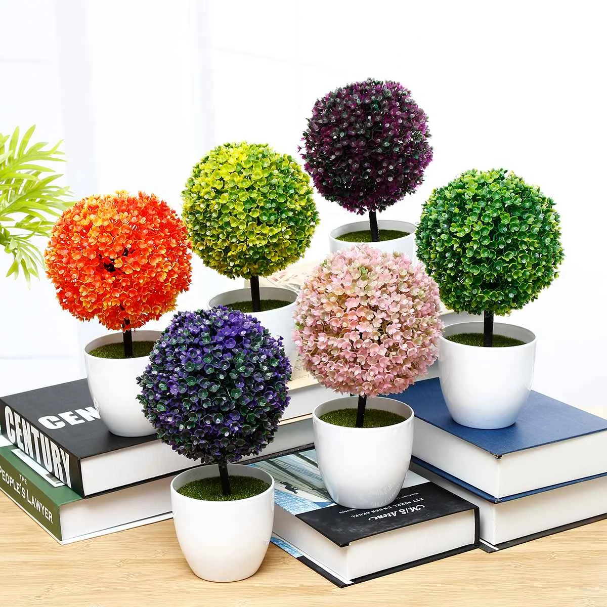 Artificial Plants Ball Bonsai Wedding Decorations Simulation Fake Flowers Pot Plants Garden Home Ornaments 26*15cm 6 Colors
Artificial Plants Ball Bonsai Wedding Decorations Simulation Fake Flowers Pot Plants Garden Home Ornaments 26*15cm 6 Colors
