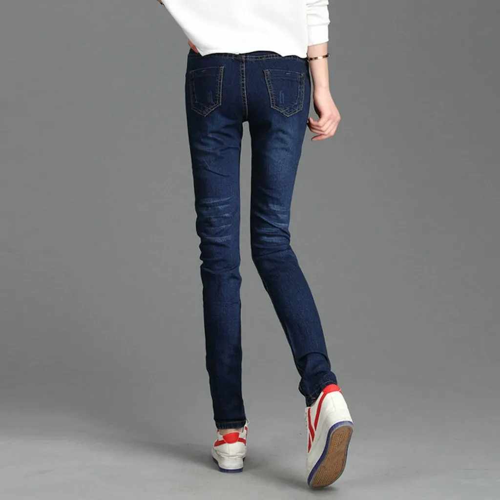 Fashion Women Loose High Waist Casual Jeans Elastic Waist Pencil Pants Plus Size Jeans Pantalons De Sport Ropa Mujer Femme
Fashion Women Loose High Waist Casual Jeans Elastic Waist Pencil Pants Plus Size Jeans Pantalons De Sport Ropa Mujer Femme
