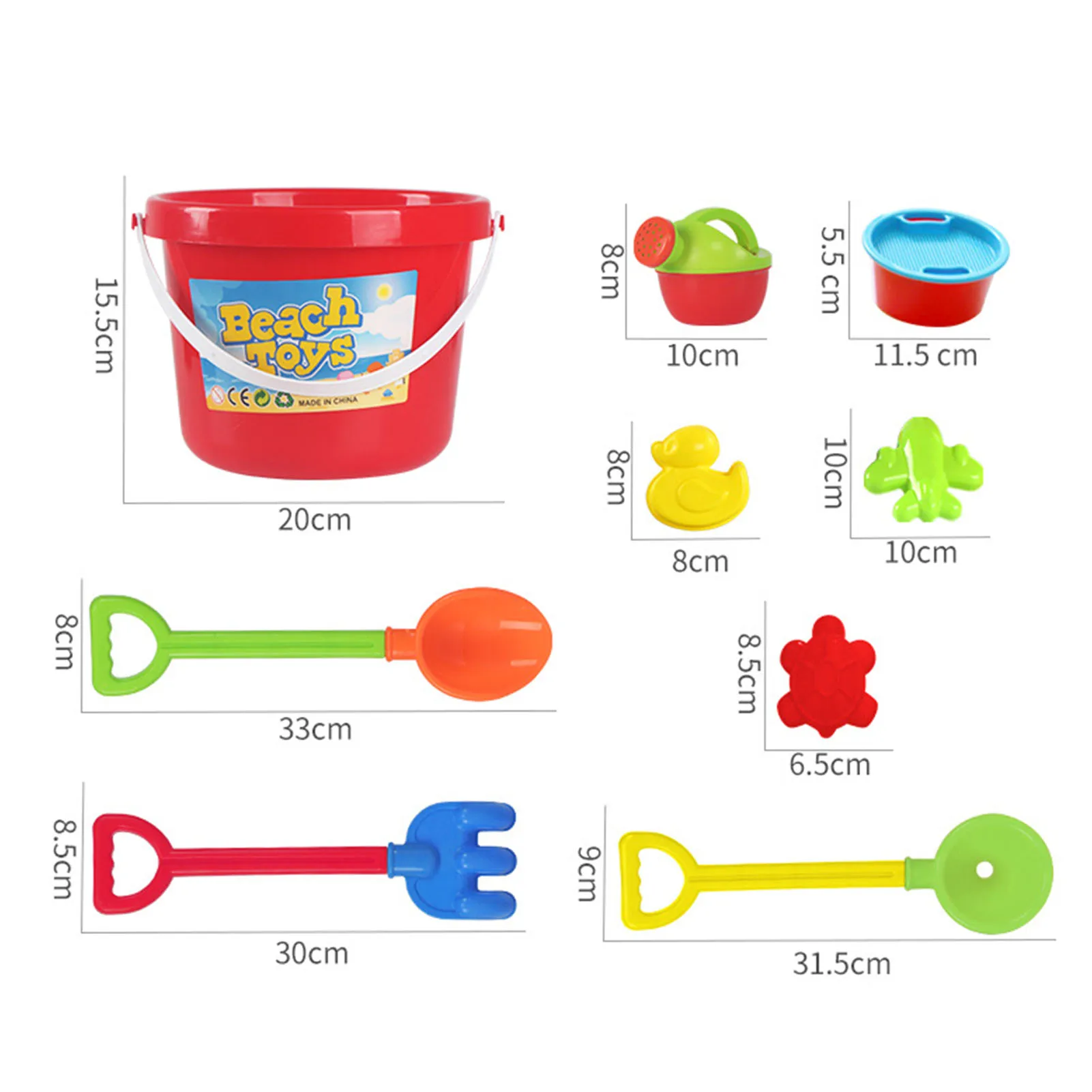 9pc Fun Beach Toys For Toddler Beach Sand Play Plastic Bucket Shovel Set Summer Outdoor Beach Seaside Shovel Tools Toy Gifts
9pc Fun Beach Toys For Toddler Beach Sand Play Plastic Bucket Shovel Set Summer Outdoor Beach Seaside Shovel Tools Toy Gifts
