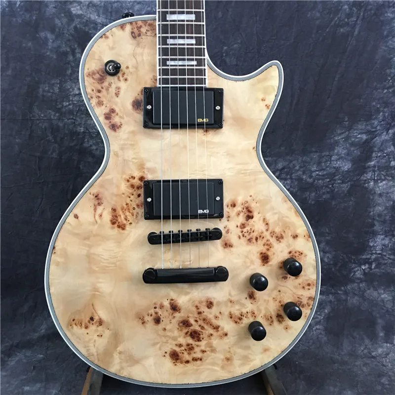 Custom shop, high-quality electric guitars, quality assurance, tree knot veneer. Black hardware, real pictures! Free mail
Custom shop, high-quality electric guitars, quality assurance, tree knot veneer. Black hardware, real pictures! Free mail