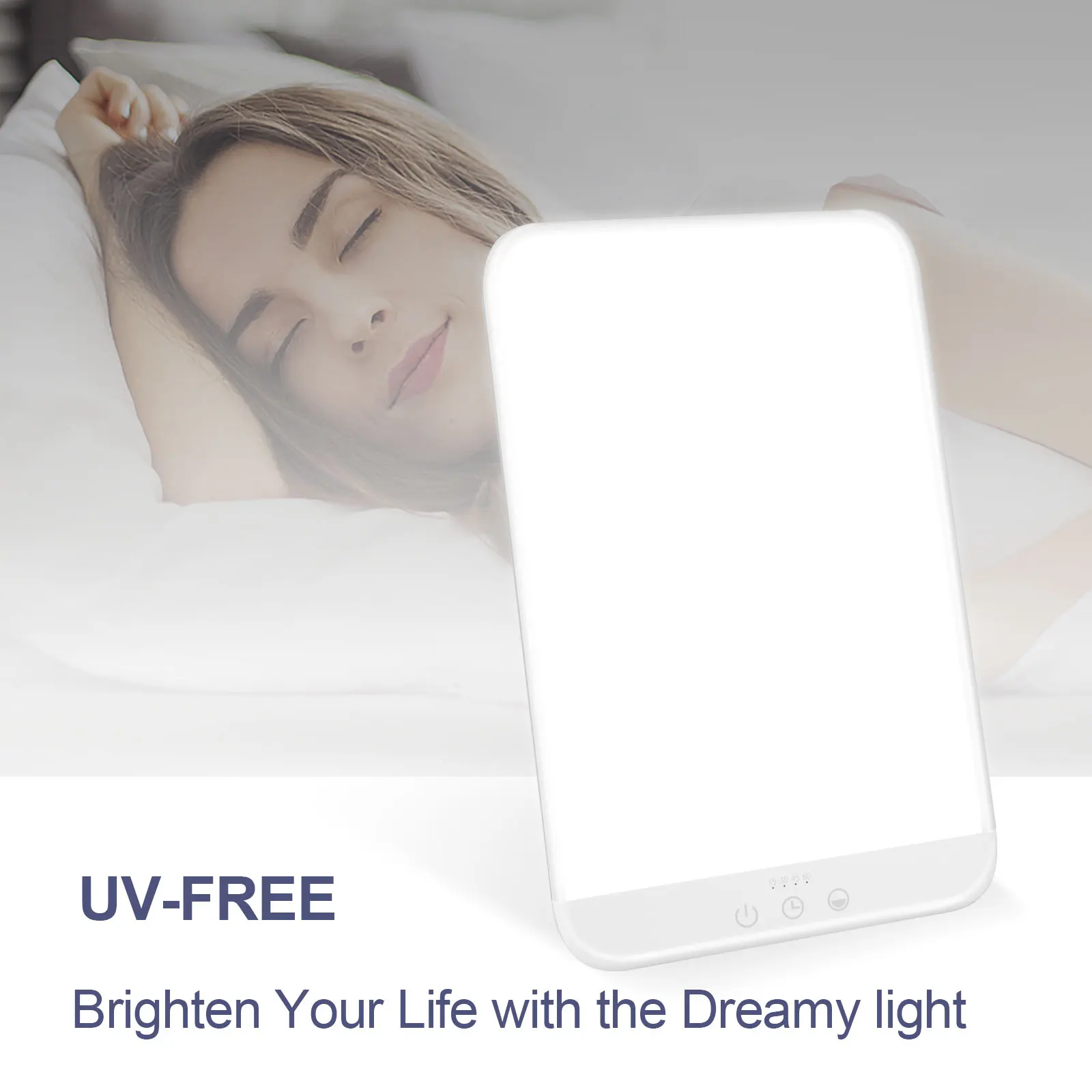 Daylight Therapy Lamp SAD Lamp 10000 Lux SAD Light with UV-Free Adjustable Brightness Color For Depression Sun Lights Sad Lamps
Daylight Therapy Lamp SAD Lamp 10000 Lux SAD Light with UV-Free Adjustable Brightness Color For Depression Sun Lights Sad Lamps