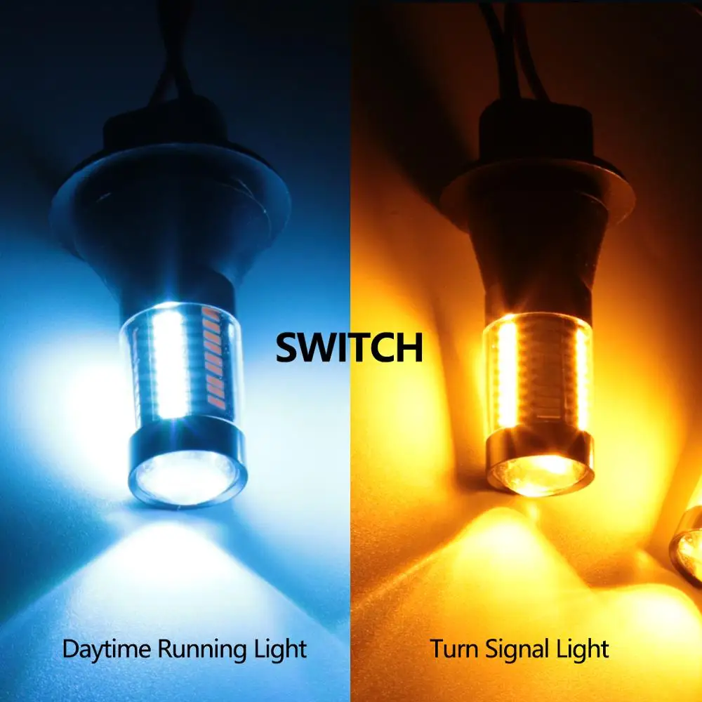 2PCS 66SMD-4014 Car LED Front Side Turn Signal Lamp DRL T20/7440 1156/BA15S BAU15S Auto Daytime Running Lights Bulb Accessories 
2PCS 66SMD-4014 Car LED Front Side Turn Signal Lamp DRL T20/7440 1156/BA15S BAU15S Auto Daytime Running Lights Bulb Accessories