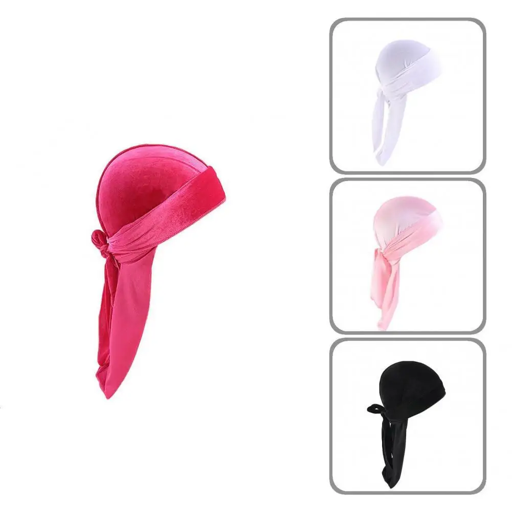 Stylish Head Wrap Solid Color Breathable Men Women Head Wrap with Long Tail Wave Cap Durag Cap
Stylish Head Wrap Solid Color Breathable Men Women Head Wrap with Long Tail Wave Cap Durag Cap