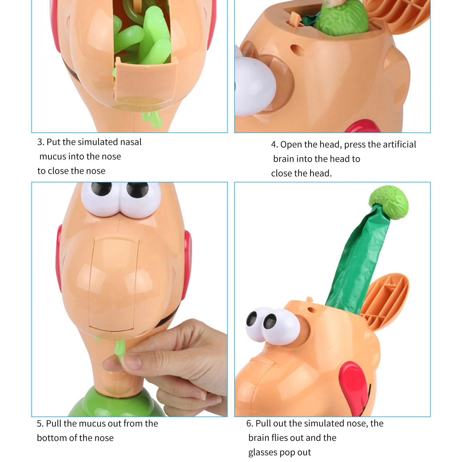 Portable Children Game Tricky Toy Color Recognition Slug Trick Toys Funny Practical Jokes Toy Easy To Operate Stress Relief Toy
Portable Children Game Tricky Toy Color Recognition Slug Trick Toys Funny Practical Jokes Toy Easy To Operate Stress Relief Toy